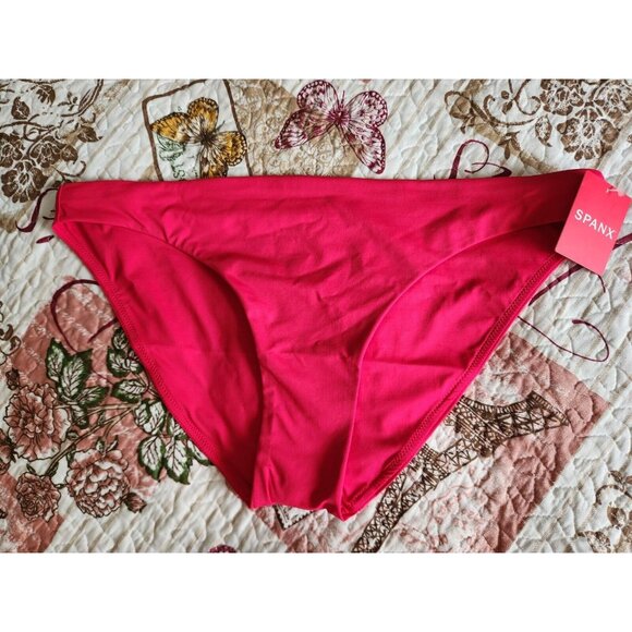 Spanx Women's Classic Swim Bikini bottoms Color⁩: Hibiscus pink Size S - Picture 11 of 11